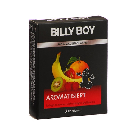 Billy Boy Aroma 3 préservatifs - Préservatifs pour travestis