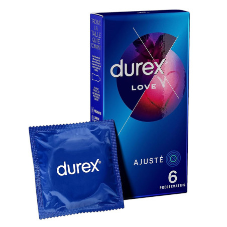 Durex Love 6 préservatifs - Préservatifs pour travestis