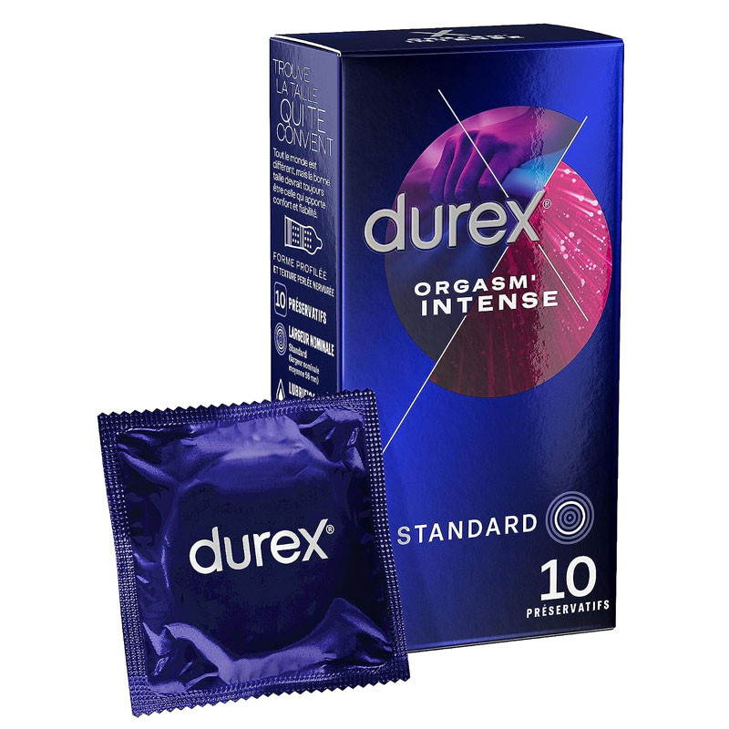 Préservatifs Orgasm'Intense (10 préservatifs) -
