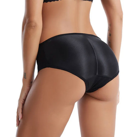 Culotte push-up noire - Fausses fesses