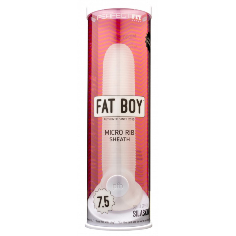 Étui pénien Fat Boy Micro Rib 19 cm -