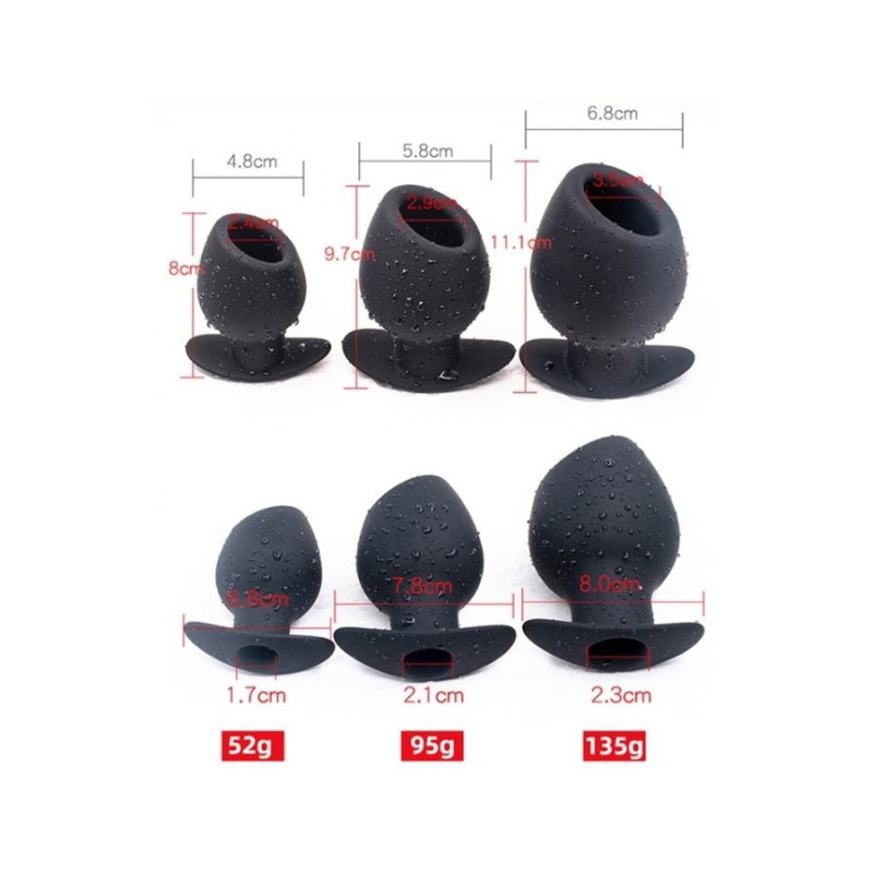 Plug Tunnel Ass Gallery S 7.5 x 4.5cm - Plugs anals tunnel