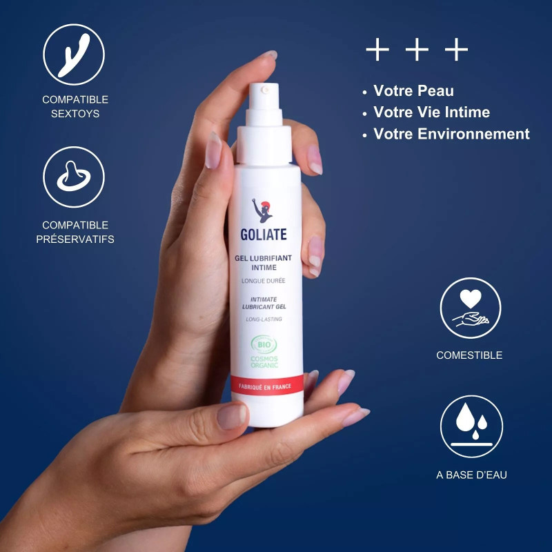 Gel lubrifiant intime bio Goliate (100ml) - Tous nos produits