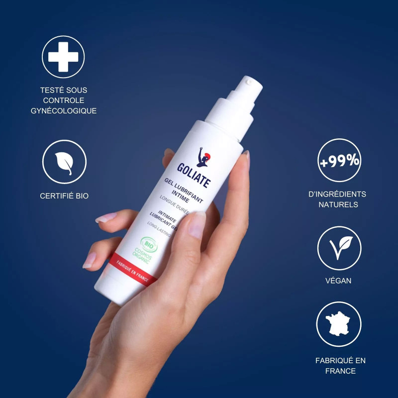 Gel lubrifiant intime bio Goliate (100ml) - Tous nos produits