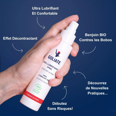 Gel lubrifiant anal bio Goliate - Bienfaits