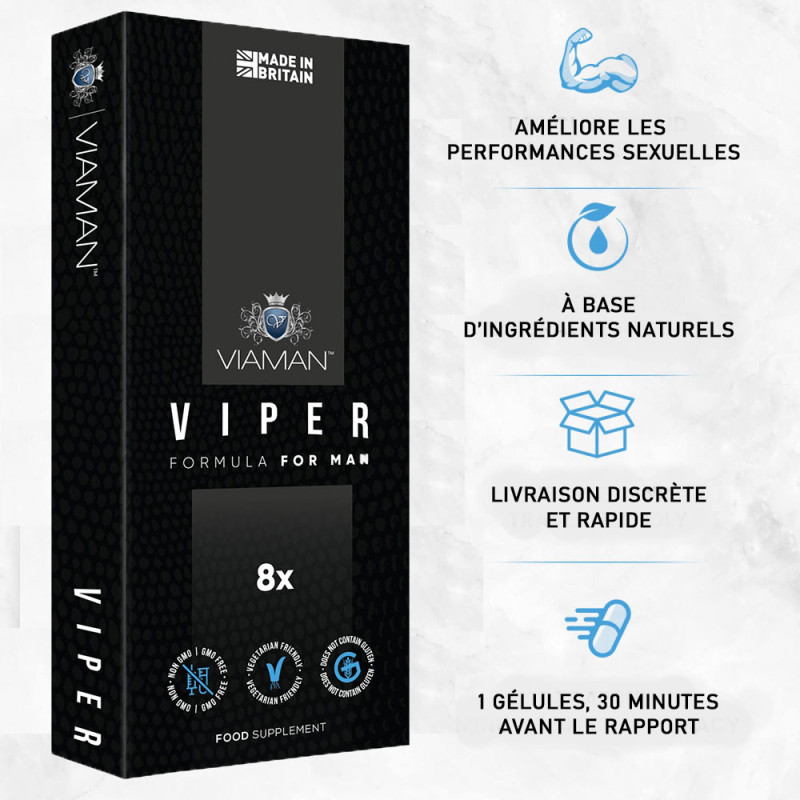 Viaman Viper (8 comprimés) - Tous nos produits