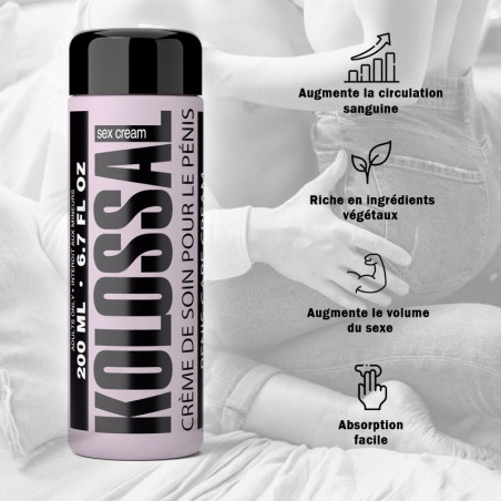 Crème Kolossal pour le pénis (200ml) - Tous nos produits