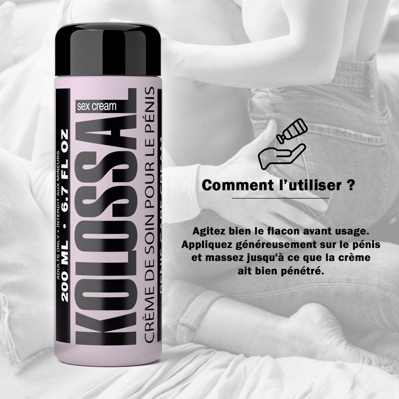 Crème Kolossal pour le pénis (200ml) - Tous nos produits