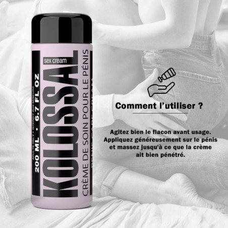 Crème Kolossal pour le pénis (200ml) - Tous nos produits