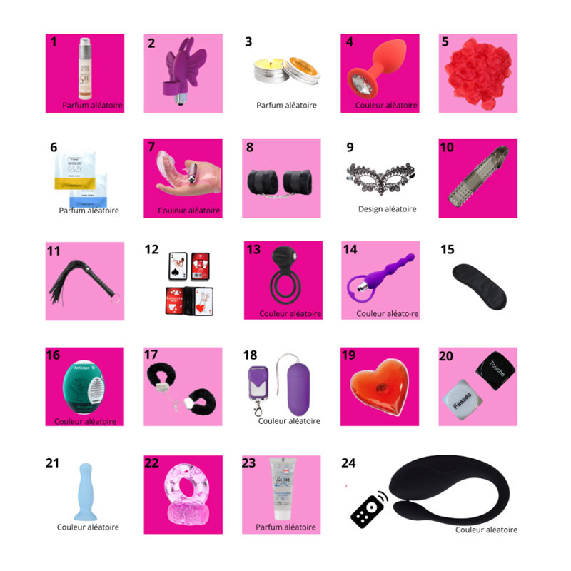 Calendrier de l'avent Erotic - Couple hétéro - Tous nos produits