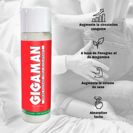 Creme Gigaman - Crème taille pénis