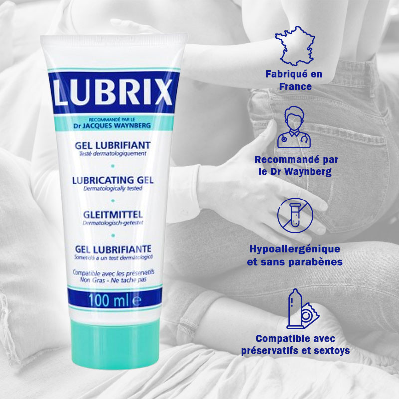 Lubrifiant Lubrix Gel 100 ml - gel intime