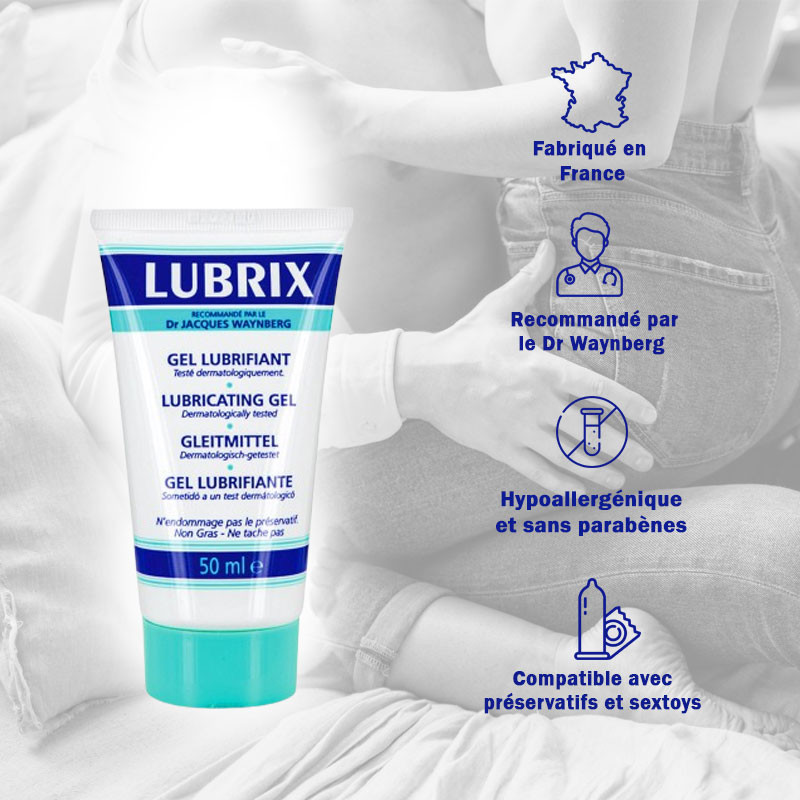 Lubrifiant Lubrix Gel 50 ml - Gel intime
