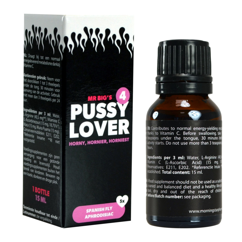 Gouttes d'amour Pussy Lover (15ml) - Tous nos produits