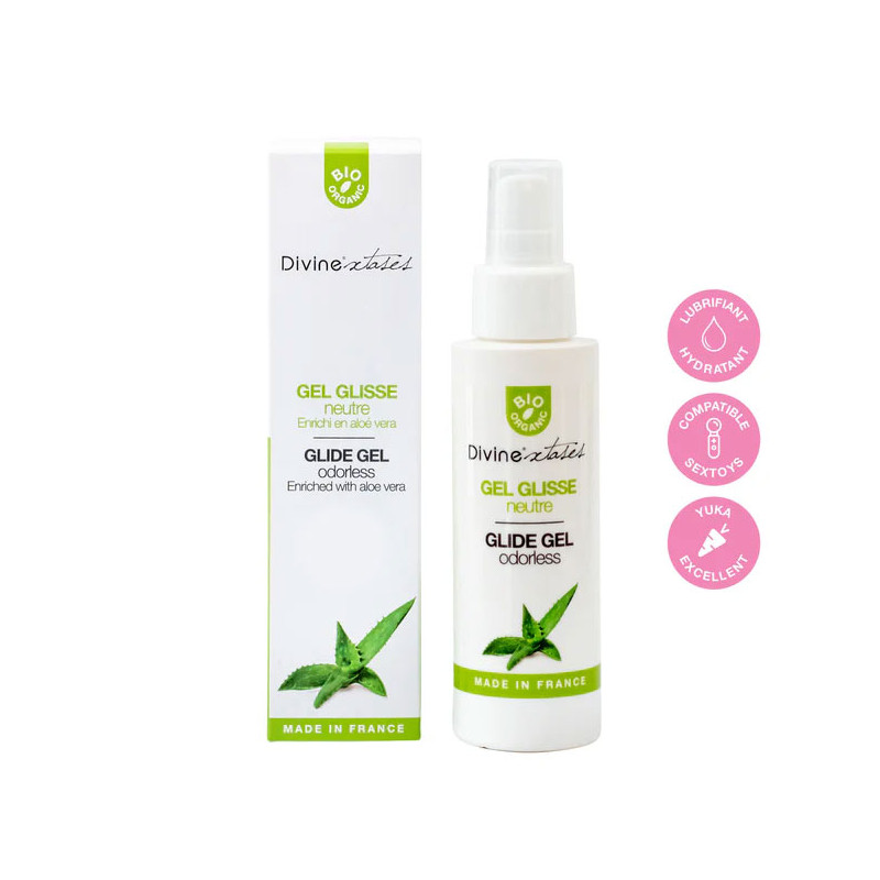 Gel Glisse neutre Bio (100 ml) - Lubrifiants intimes pour travestis