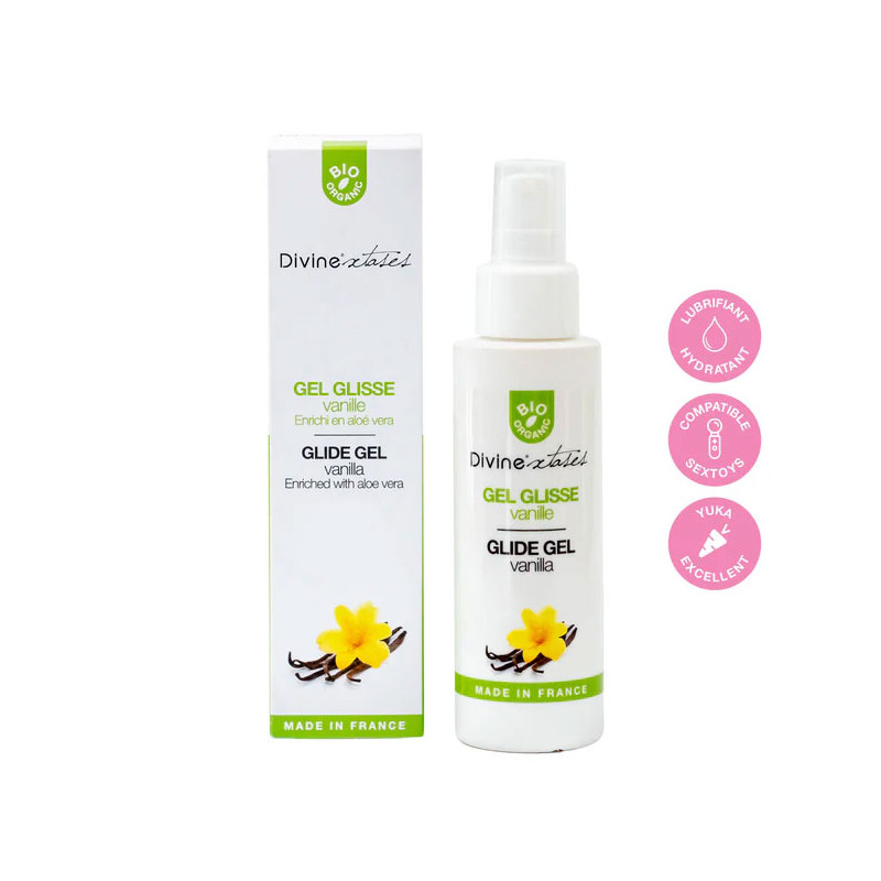 Gel Glisse Vanille Bio (100ml) - Lubrifiants intimes pour travestis