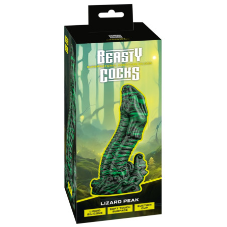 Gode Lizard Peak 18 x 5.5cm - Godes XXL pour travestis Gode Lizard Peak 18 x 5.5cm - Godes XXL pour travestis