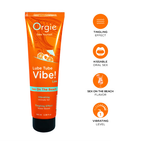 Lubrifiant Vibe Sex on the beach (100ml) - Lubrifiants intimes pour travestis Lubrifiant Vibe Sex on the beach (100ml) - Lubrifiants intimes pour travestis