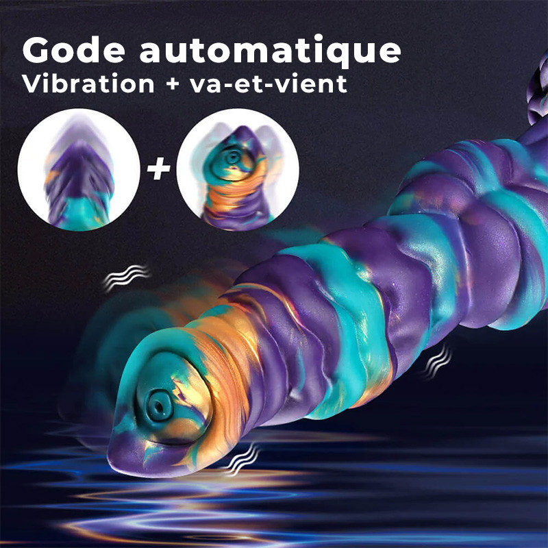 Vibromasseur Va et Vient Vortex de Venus - Gode Alien