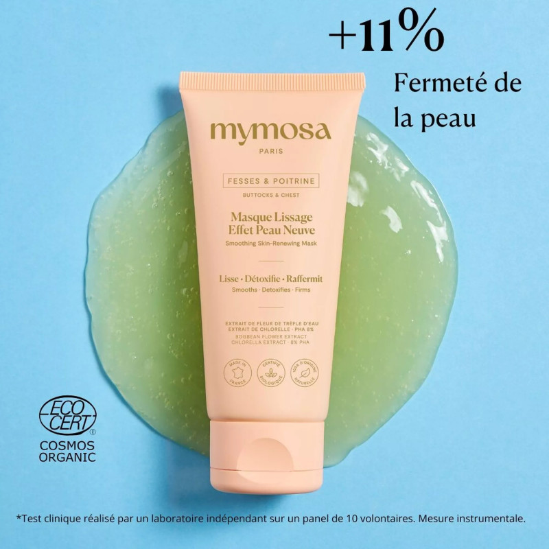 Masque Lissage Effet Peau Neuve - Poitrine & Fesses - Crèmes volume fesses pour travesti