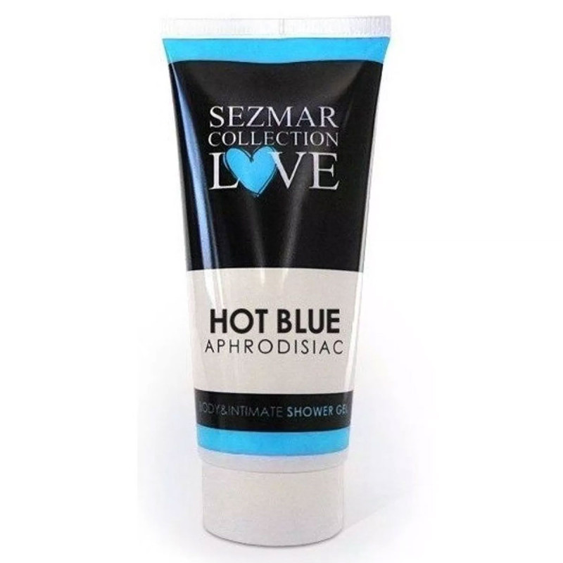 Gel douche aphrodisiaque Hot Blue (200ml) - Gels douche aphrodisiaque