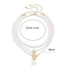 Collier triple en perles - Colliers pour travestis Collier triple en perles - Colliers pour travestis