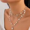 Collier Coeurs d'argent - Colliers pour travestis Collier Coeurs d'argent - Colliers pour travestis