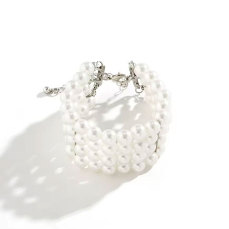 Bracelet manchette en perles - Bracelets pour travestis Bracelet manchette en perles - Bracelets pour travestis