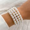 Bracelet manchette en perles - Bracelets pour travestis Bracelet manchette en perles - Bracelets pour travestis