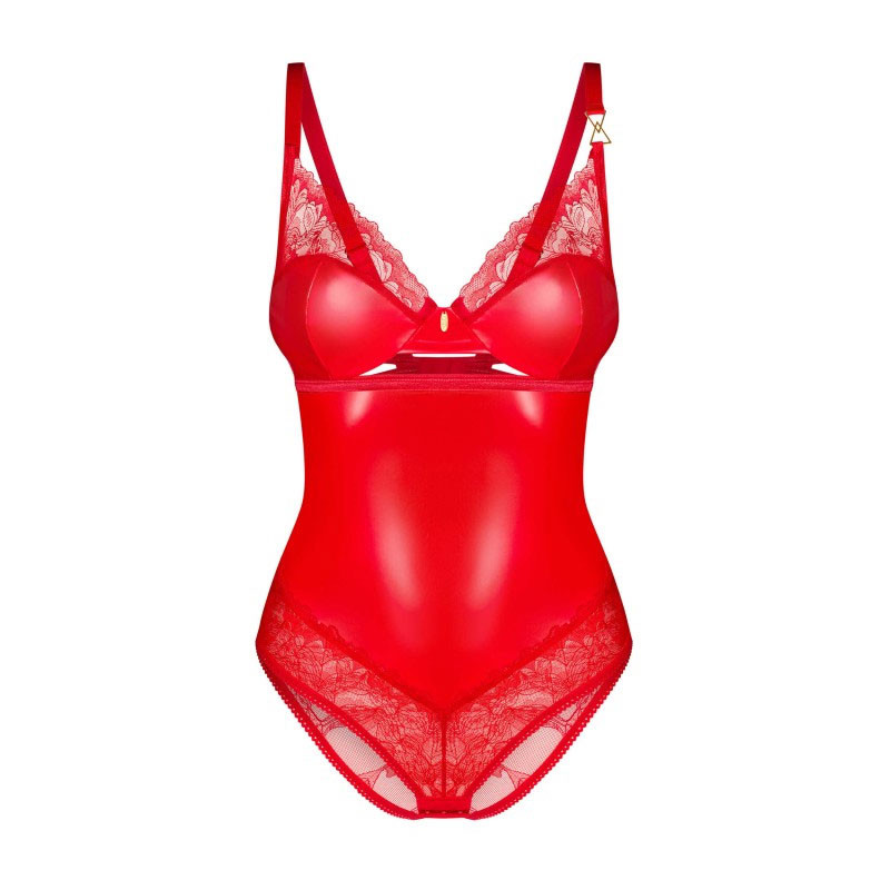 Body Aliosa rouge - Body sexy pour travestis