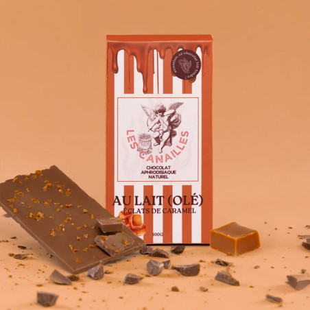 Chocolat aphrodisiaque Lait Eclats de Caramel - Aphrodisiaques pour travestis Chocolat aphrodisiaque Lait Eclats de Caramel - Aphrodisiaques pour travestis
