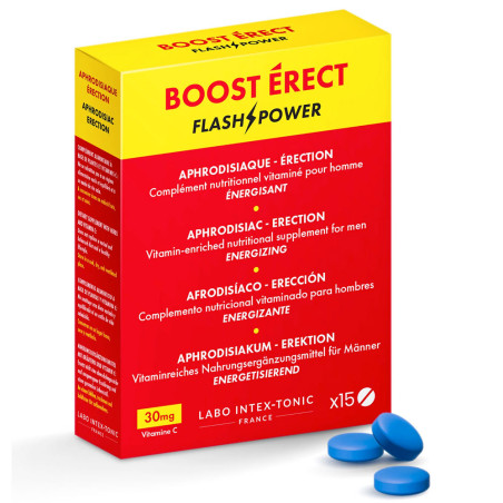Aphrodisiaque Boos Erect (15 comprimés) - Tous nos produits