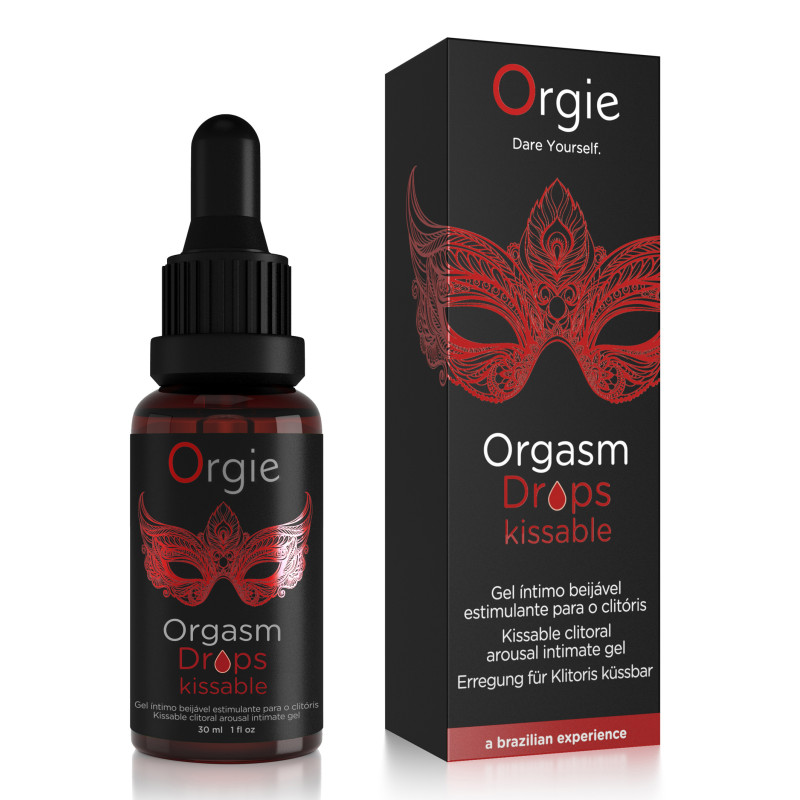 Gouttes orgasmiques Orgasm Drops Kissable (30ml) - Tous nos produits