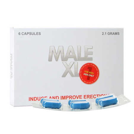Aphrodisiaque Male XL Erection Caps (6 gélules) - Tous nos produits