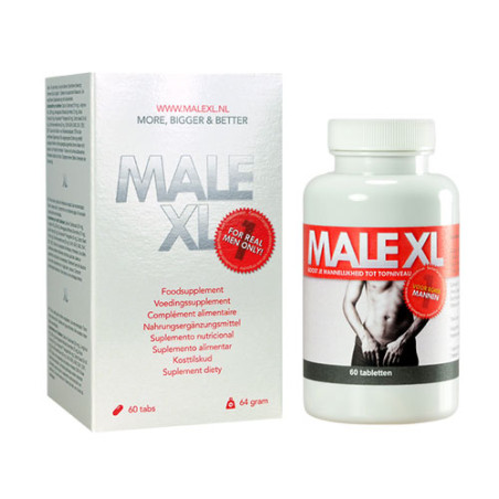 Stimulants taille pénis Male XL (60 gélules) - Tous nos produits