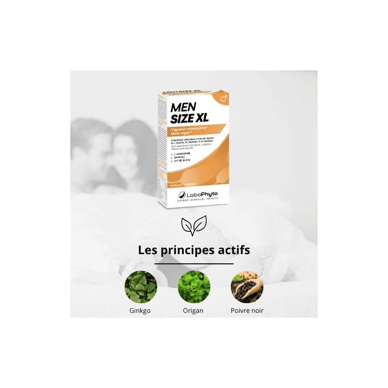MenSize XL gélules - Aphrodisiaques pour travestis
