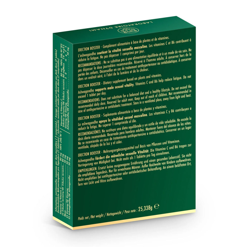 Erection Booster (30 comprimés) - Tous nos produits
