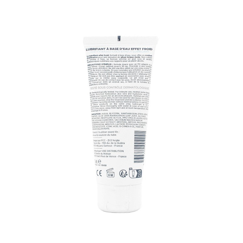 Lubrifiant effet froid (75ml) - Lubrifiants intimes pour travestis