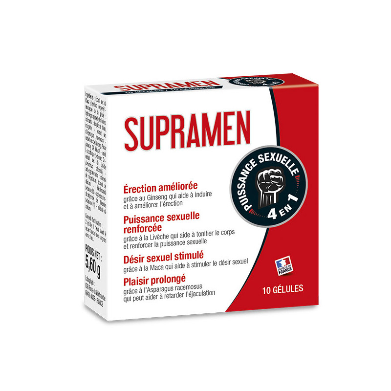 Supramen (10 gélules) - Aphrodisiaques pour travestis