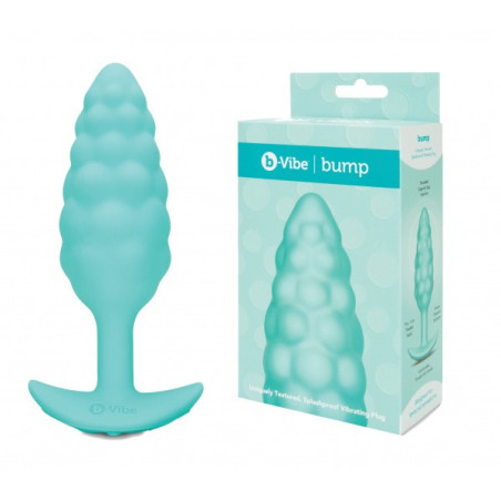 Plug anal Bump Menthe - Plugs vibrants pour travestis