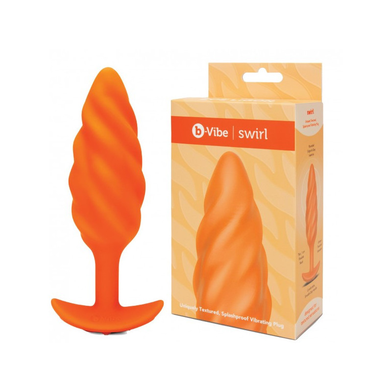 Plug anal Swift Orange - Plugs vibrants pour travestis