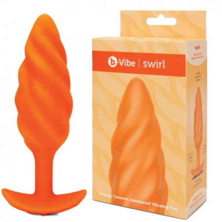 Plug anal Swift Orange - Plugs vibrants pour travestis