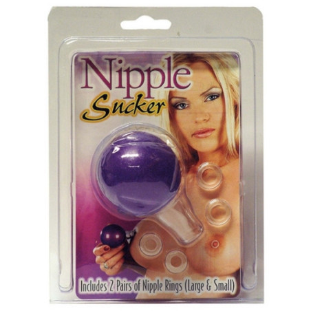 Mini pompe à tétons violettes - Pompes à tétons pour travesti Mini pompe à tétons violettes - Pompes à tétons pour travesti