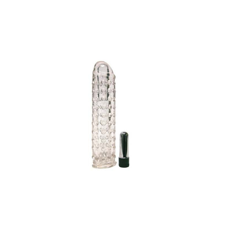 Gaine silicone vibrante Penis Sleeve -
