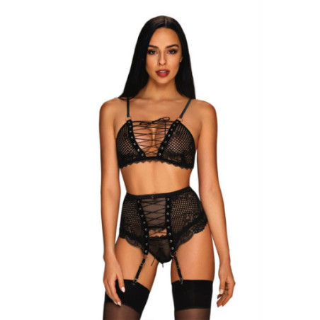 Ensemble Basitta 3 pièces - Ensemble lingerie sexy pour travestis