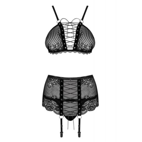 Ensemble Basitta 3 pièces - Ensemble lingerie sexy pour travestis