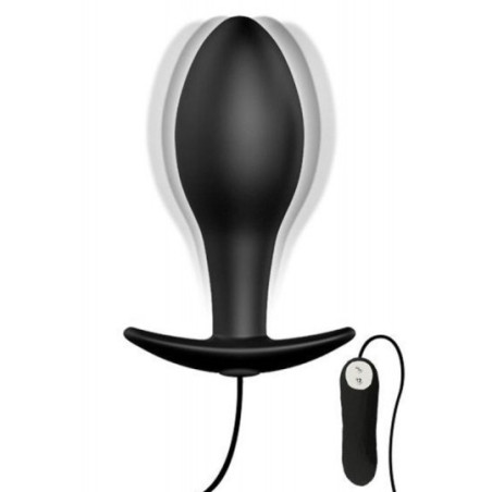 Plug Anal vibrant avec télécommande USB - Plugs vibrants pour travestis