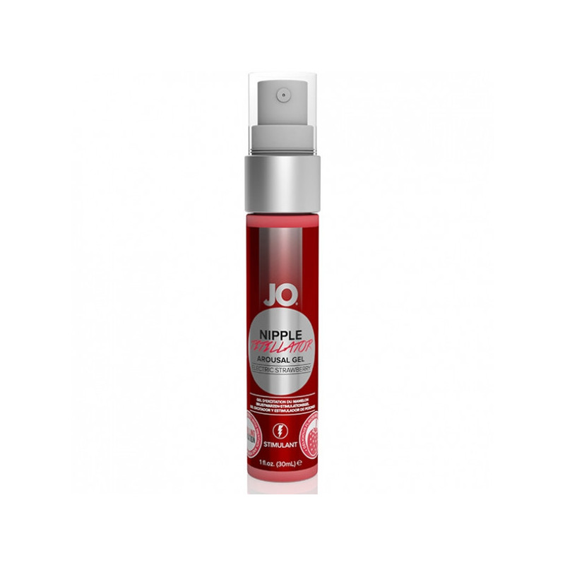 Gel titillateur de tétons Fraise Electrique - Aphrodisiaques pour travestis