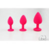 Set de 3 plugs Anals roses Joyas - Plugs bijoux pour travestis Set de 3 plugs Anals roses Joyas - Plugs bijoux pour travestis