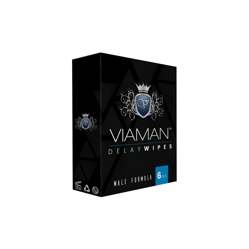 Lingettes retardants Viaman Wipes (6 lingettes) -